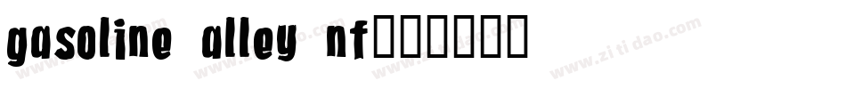 Gasoline Alley NF字体转换
